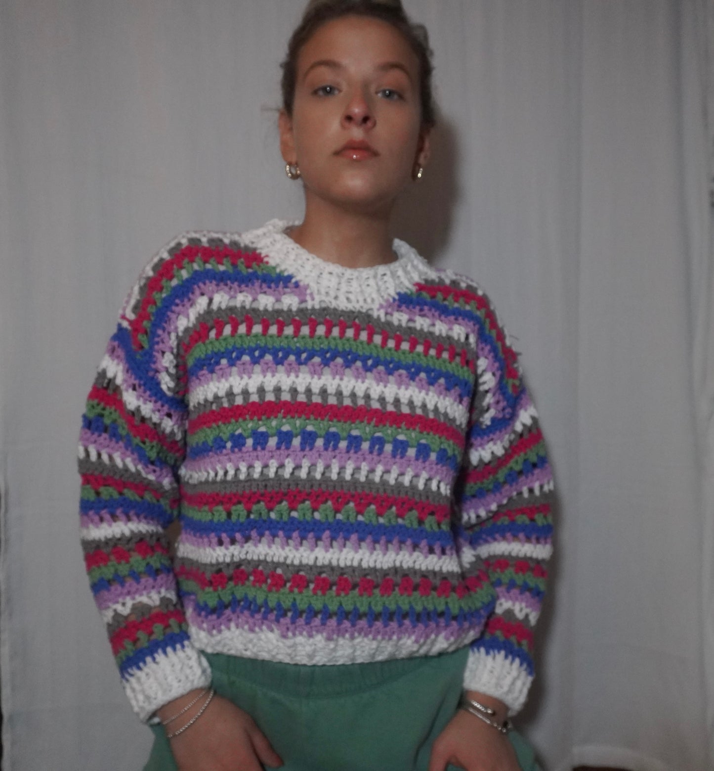 Colorful Striped Sweater