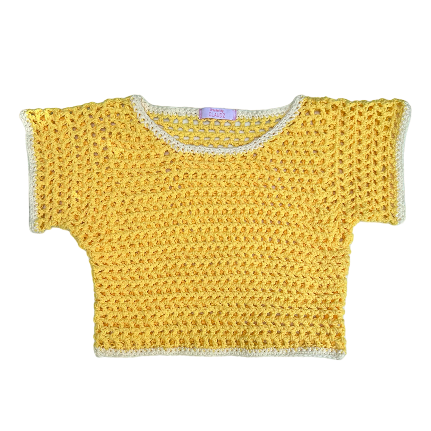 Yellow Cropped T-Shirt