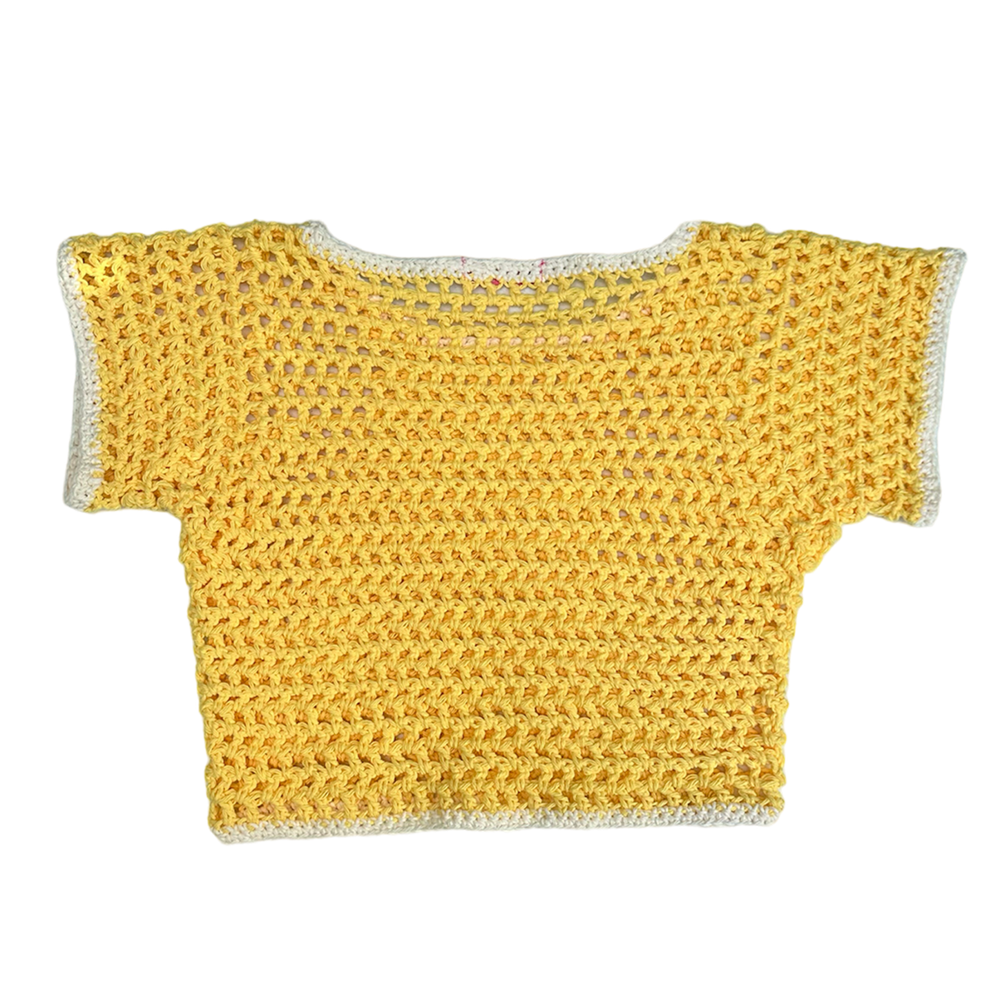 Yellow Cropped T-Shirt